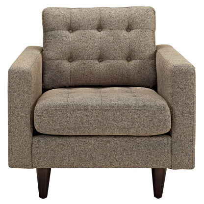 Empress Upholstered Fabric Armchair By HouseBean