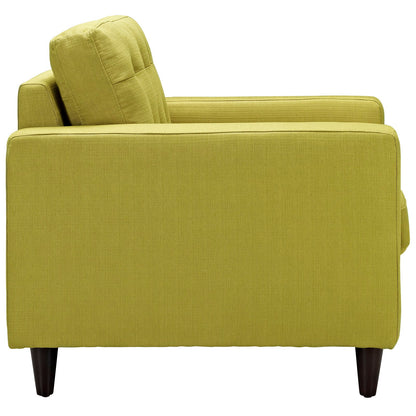 Empress Upholstered Fabric Armchair By HouseBean