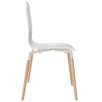 Stack Dining Wood Side Chair by Modway