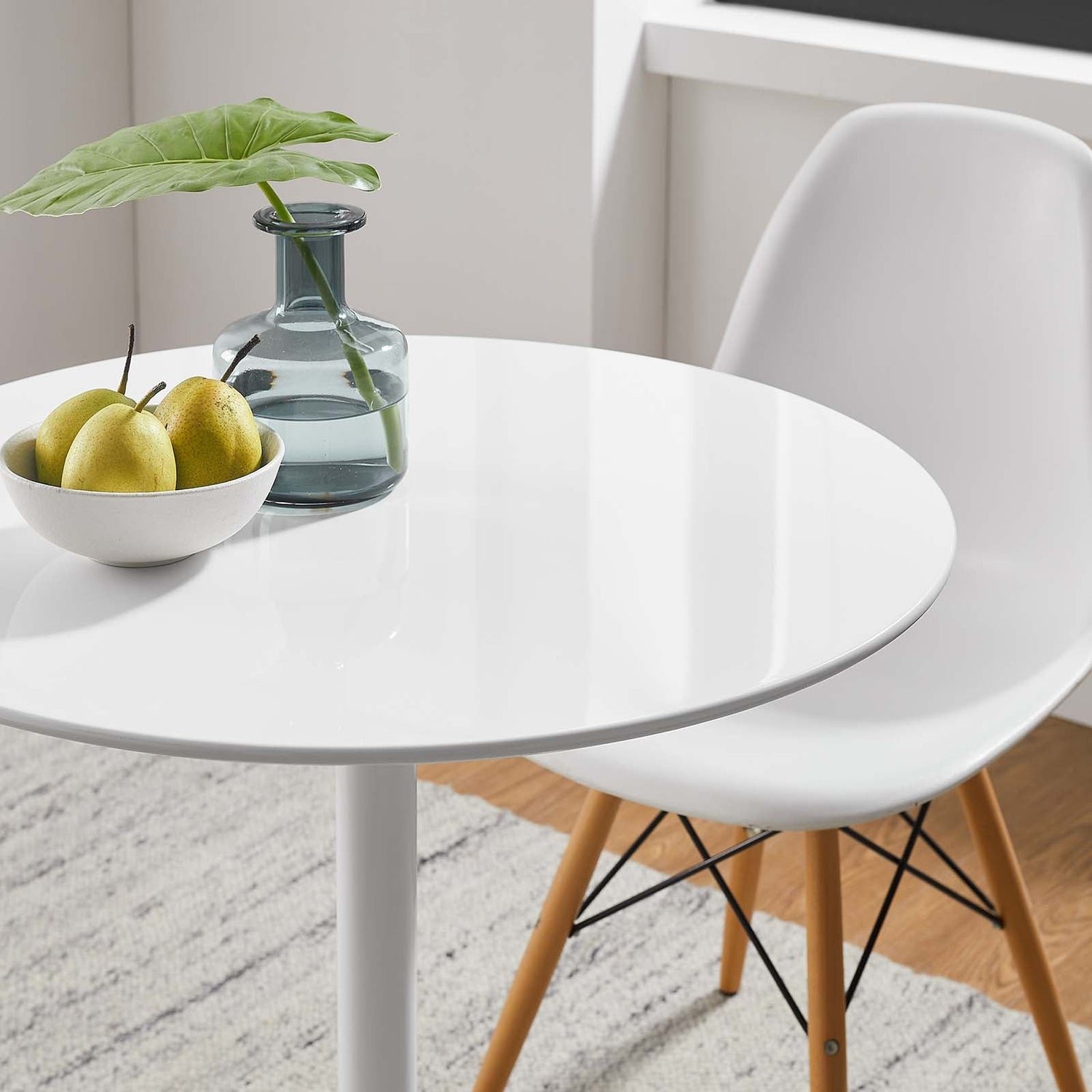 Lippa 28&quot; Round Wood Top Dining Table By HouseBean