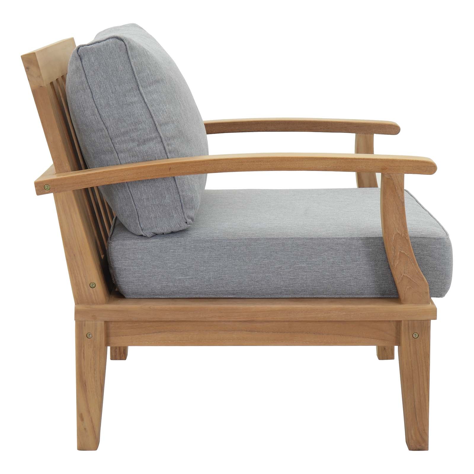 Marina Outdoor Patio Teak Armchair by Modway