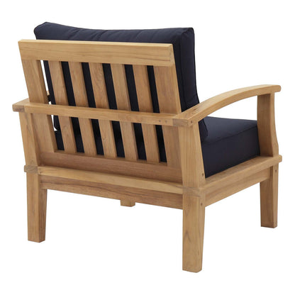 Marina Outdoor Patio Teak Armchair by Modway