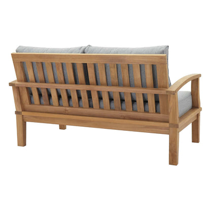 Marina Outdoor Patio Teak Loveseat by Modway