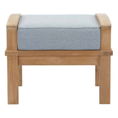 Marina Outdoor Patio Teak Ottoman by Modway