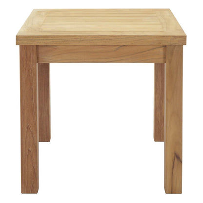 Marina Outdoor Patio Teak Side Table by Modway