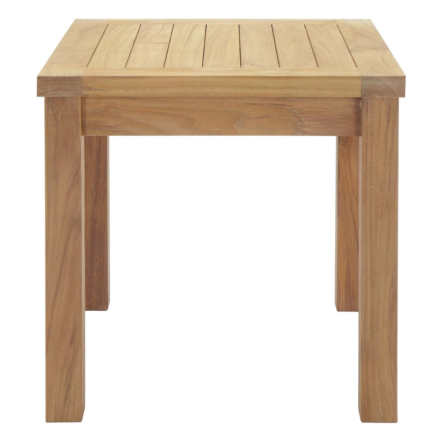 Marina Outdoor Patio Teak Side Table by Modway