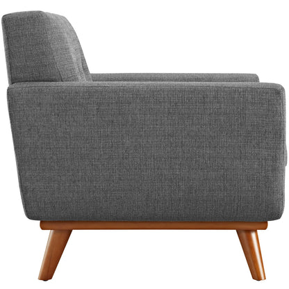 Engage Upholstered Fabric Armchair By HouseBean