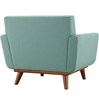 Engage Upholstered Fabric Armchair By HouseBean