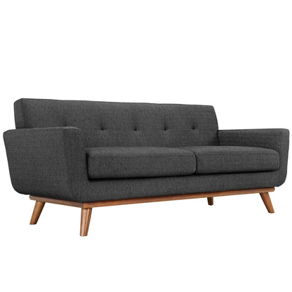 Engage Upholstered Fabric Loveseat By HouseBean