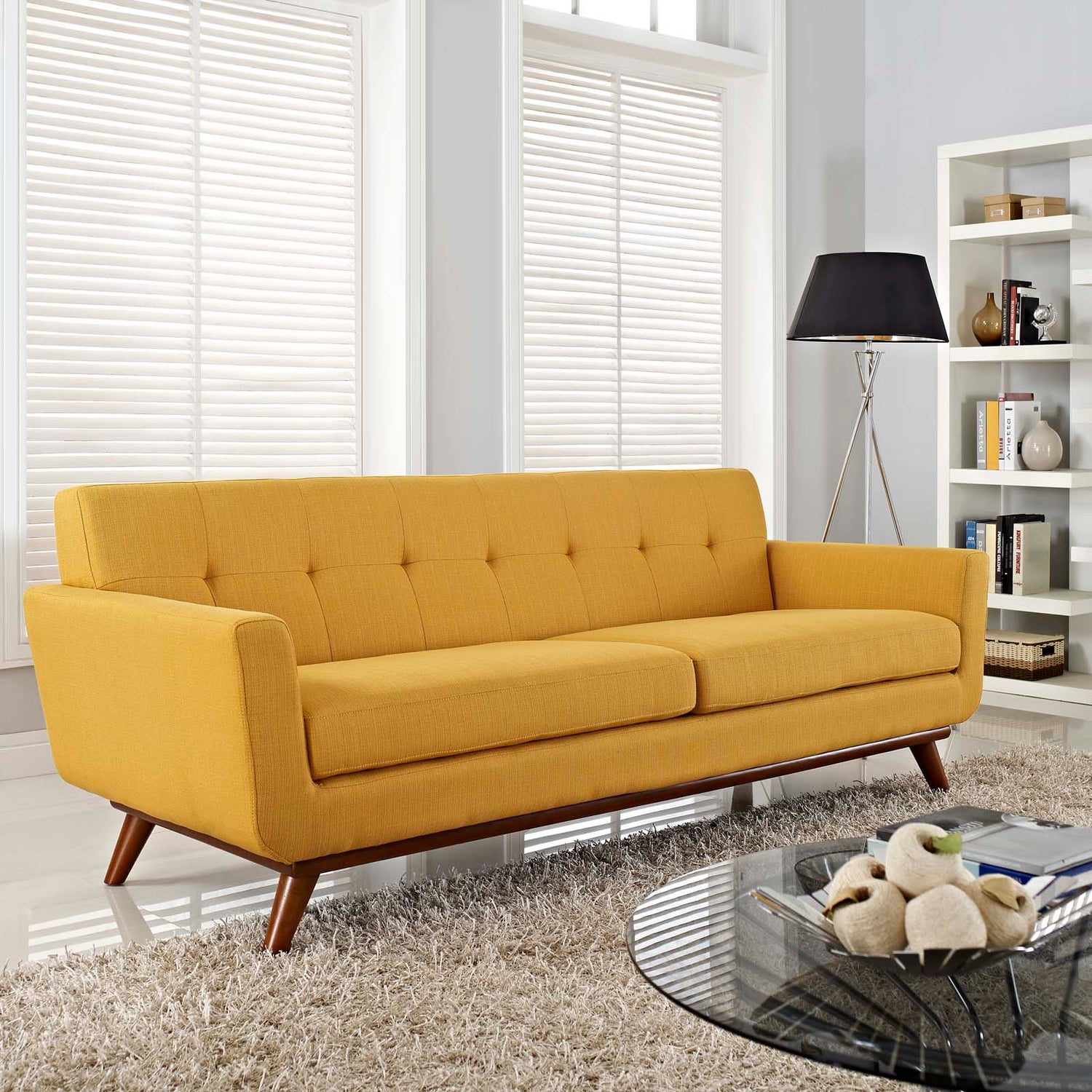 Engage Upholstered Fabric Sofa By HouseBean