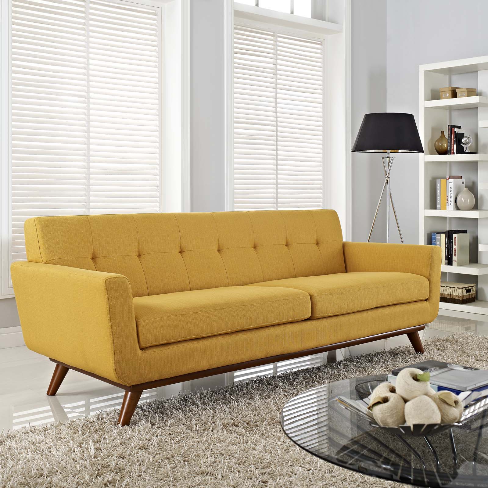 Engage Upholstered Fabric Sofa By HouseBean