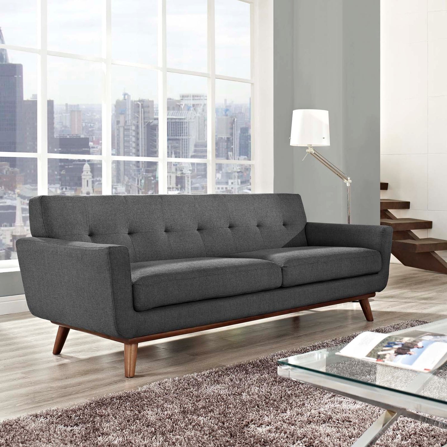 Engage Upholstered Fabric Sofa by Modway