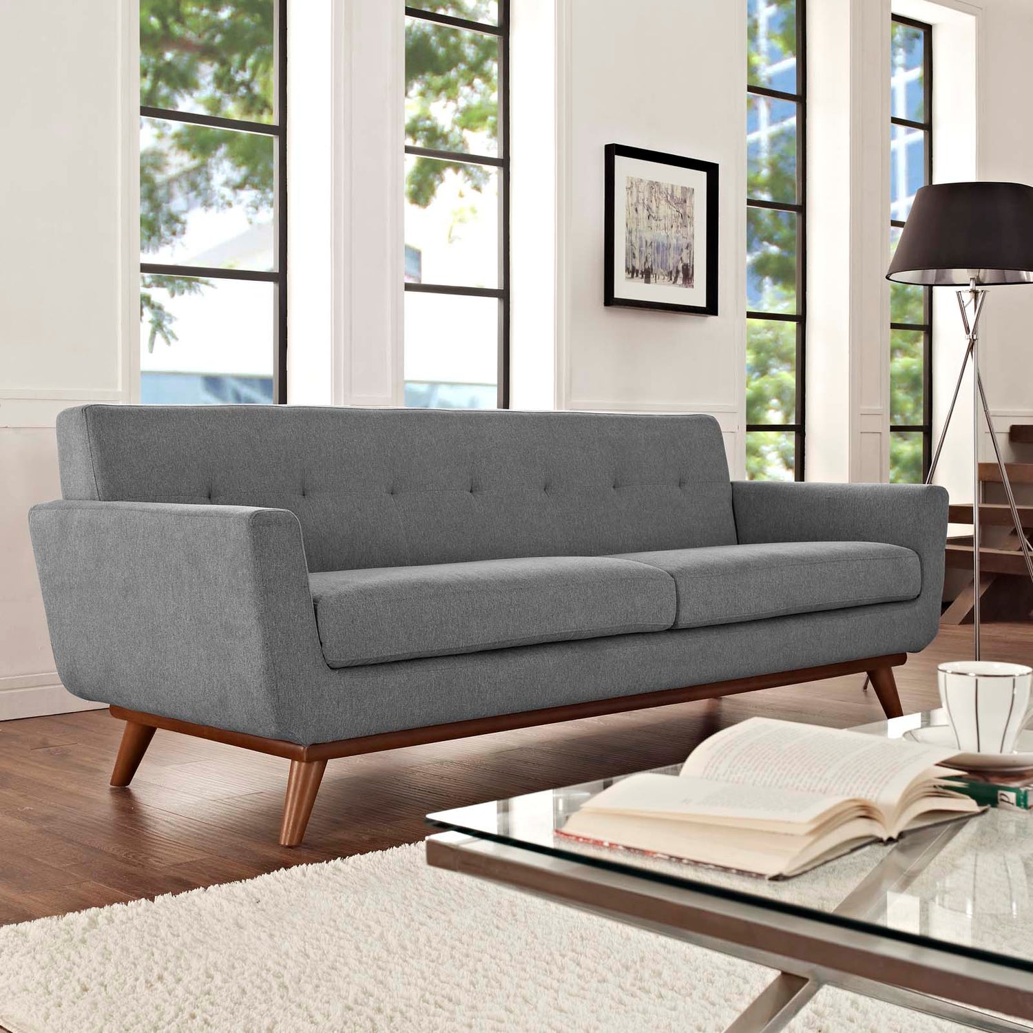 Engage Upholstered Fabric Sofa By HouseBean