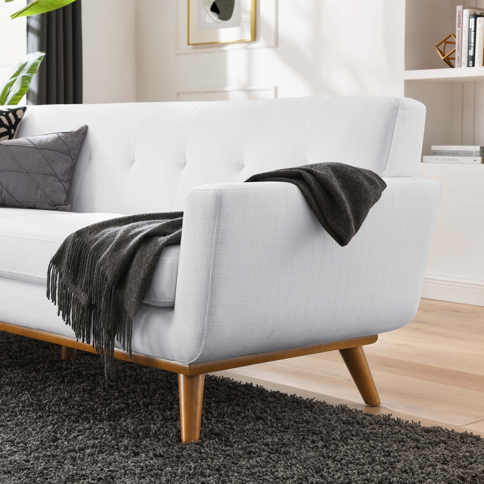 Engage Upholstered Fabric Sofa By HouseBean