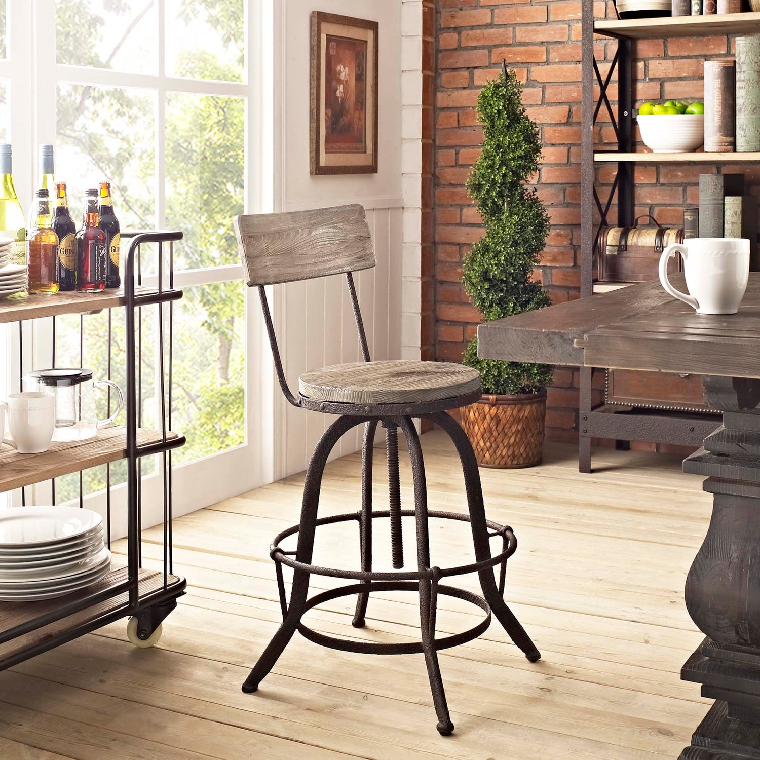 Procure Wood Bar Stool by Modway
