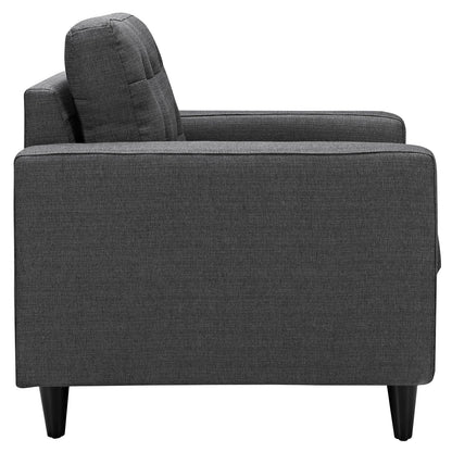 Empress Armchair Upholstered Fabric Set of 2 by Modway