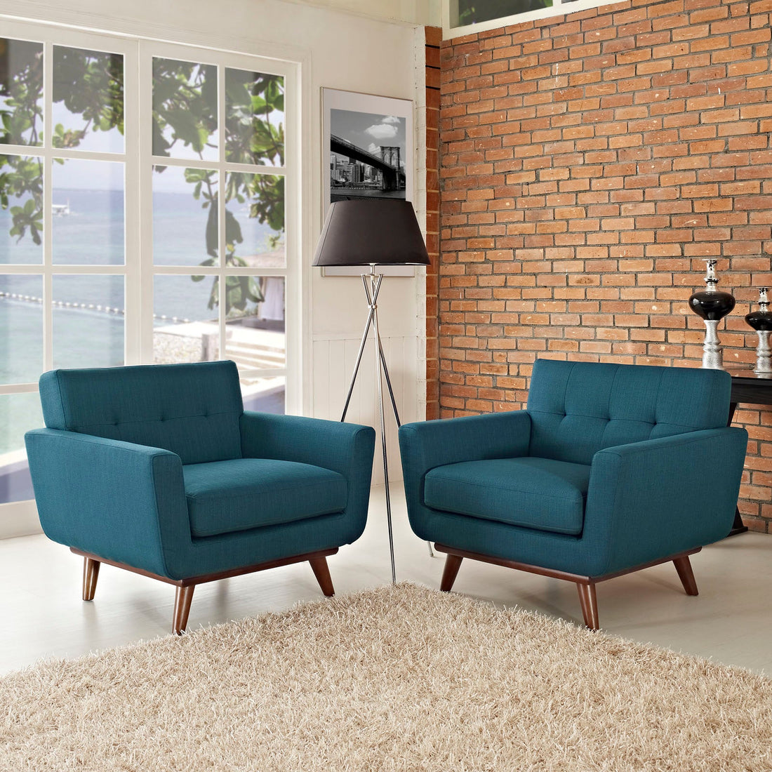 Engage Armchair Wood Set of 2 by Modway