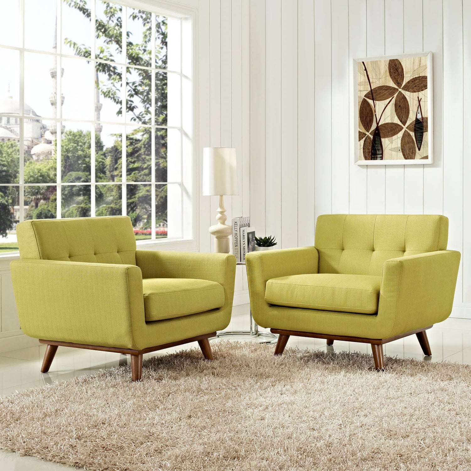 Engage Armchair Wood Set of 2 By HouseBean