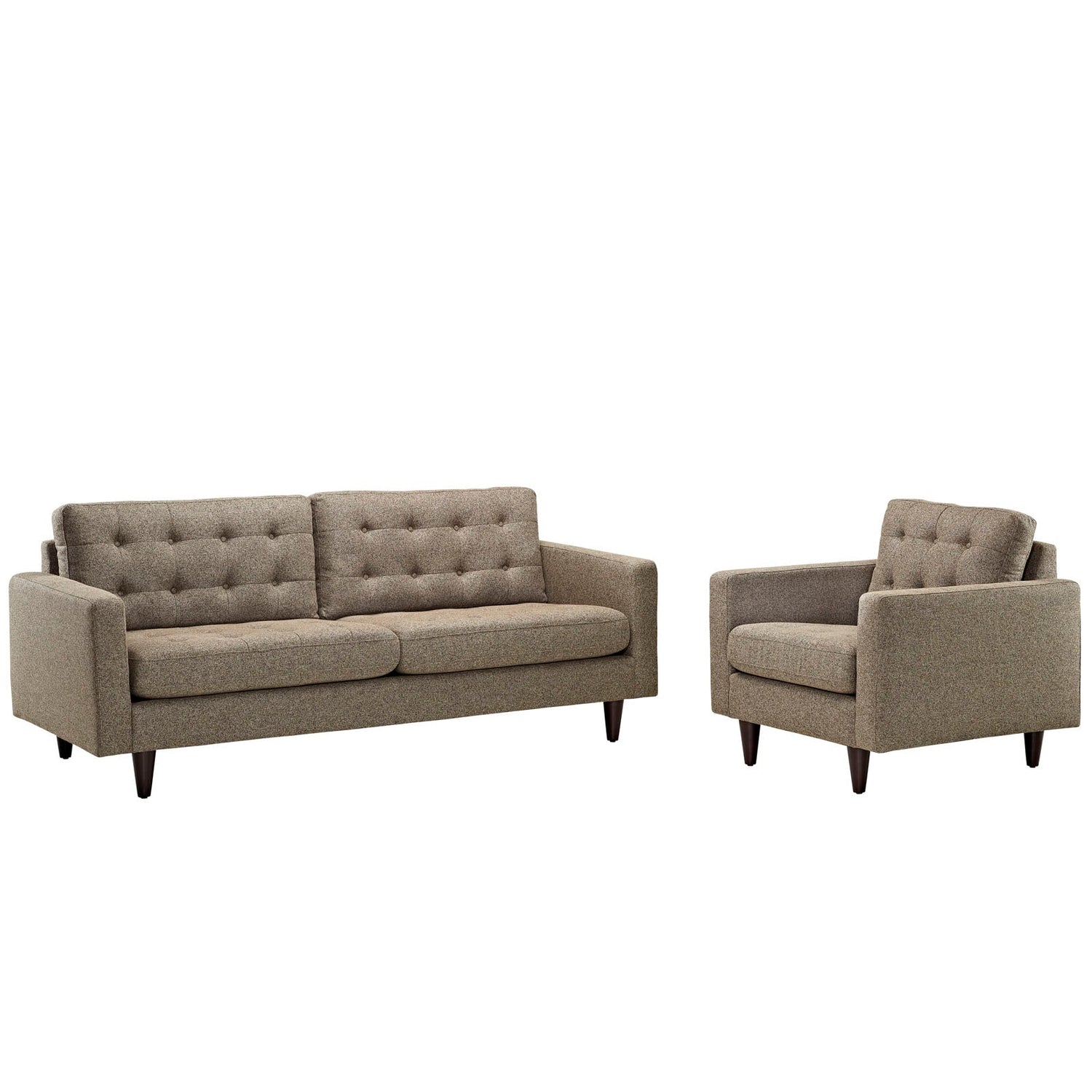 Empress Armchair and Sofa Set of 2 By HouseBean