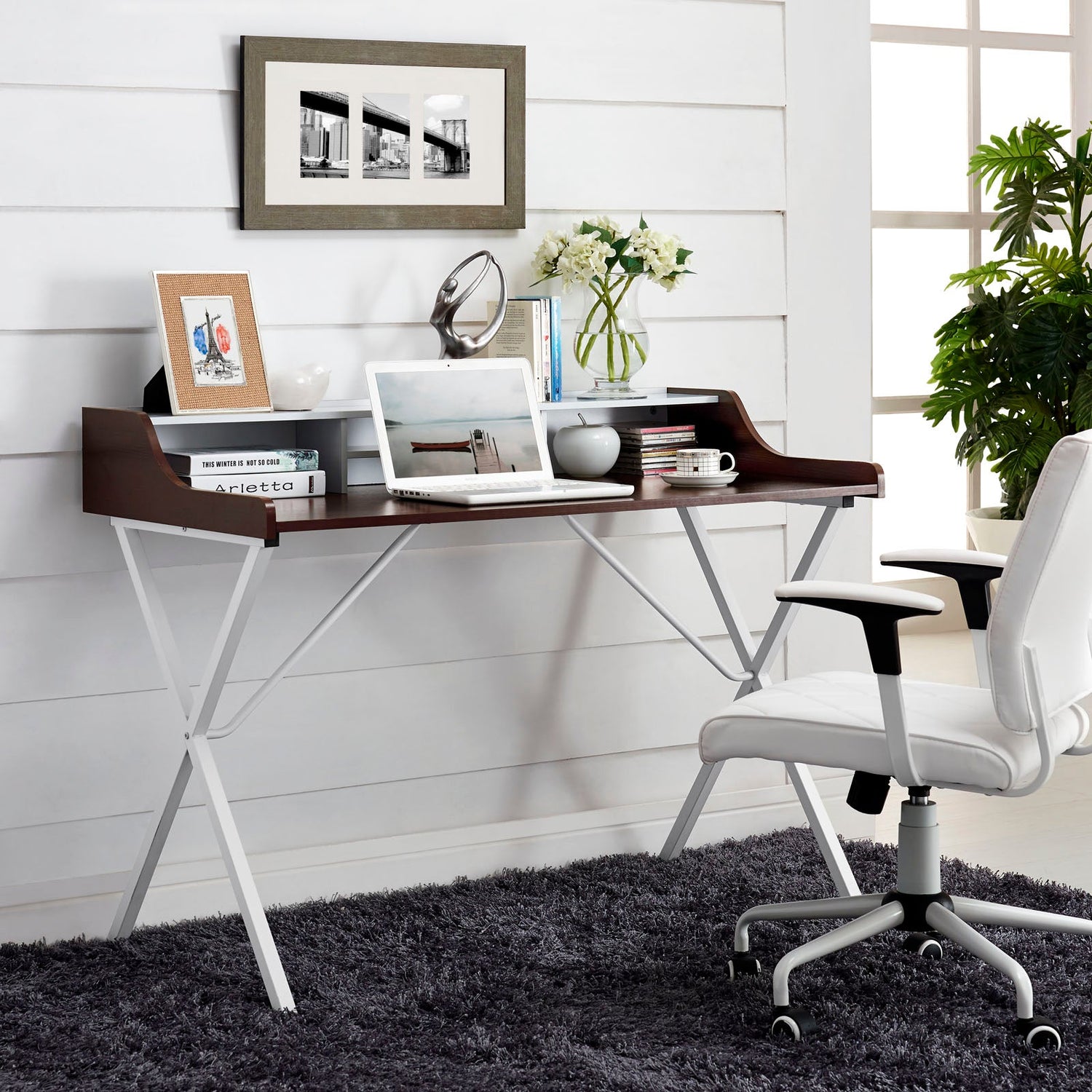 Bin Office Desk by Modway