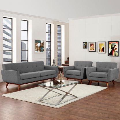 Engage Armchairs and Sofa Set of 3 by Modway