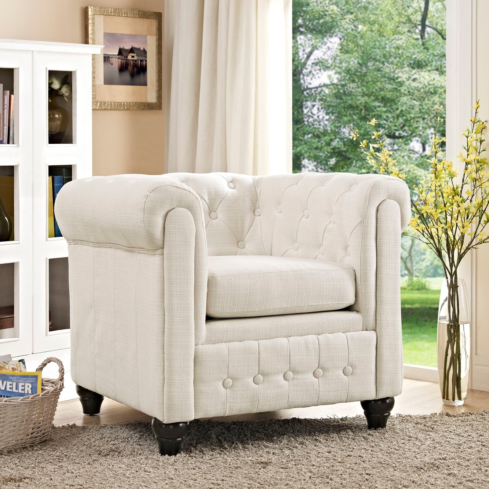 Earl Upholstered Fabric Armchair by Modway