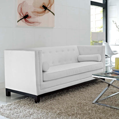 Imperial Bonded Leather Sofa by Modway