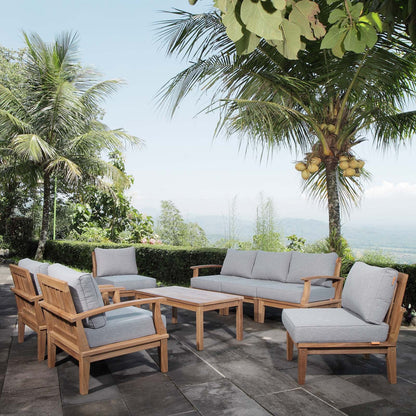 Marina 8 Piece Outdoor Patio Teak Set by Modway