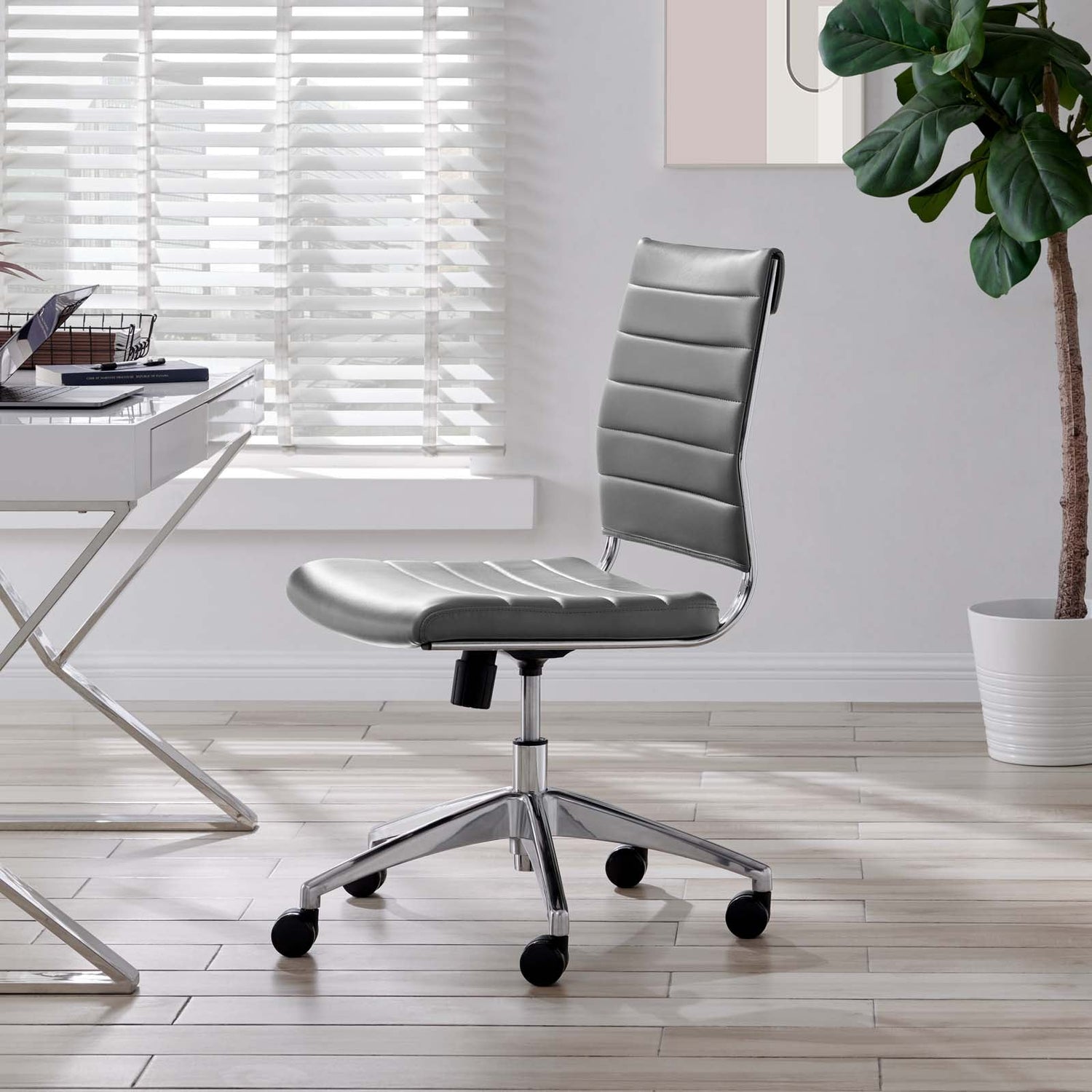 Jive Armless Mid Back Office Chair By HouseBean