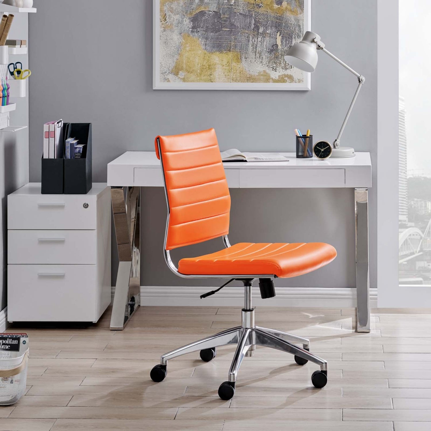 Jive Armless Mid Back Office Chair By HouseBean