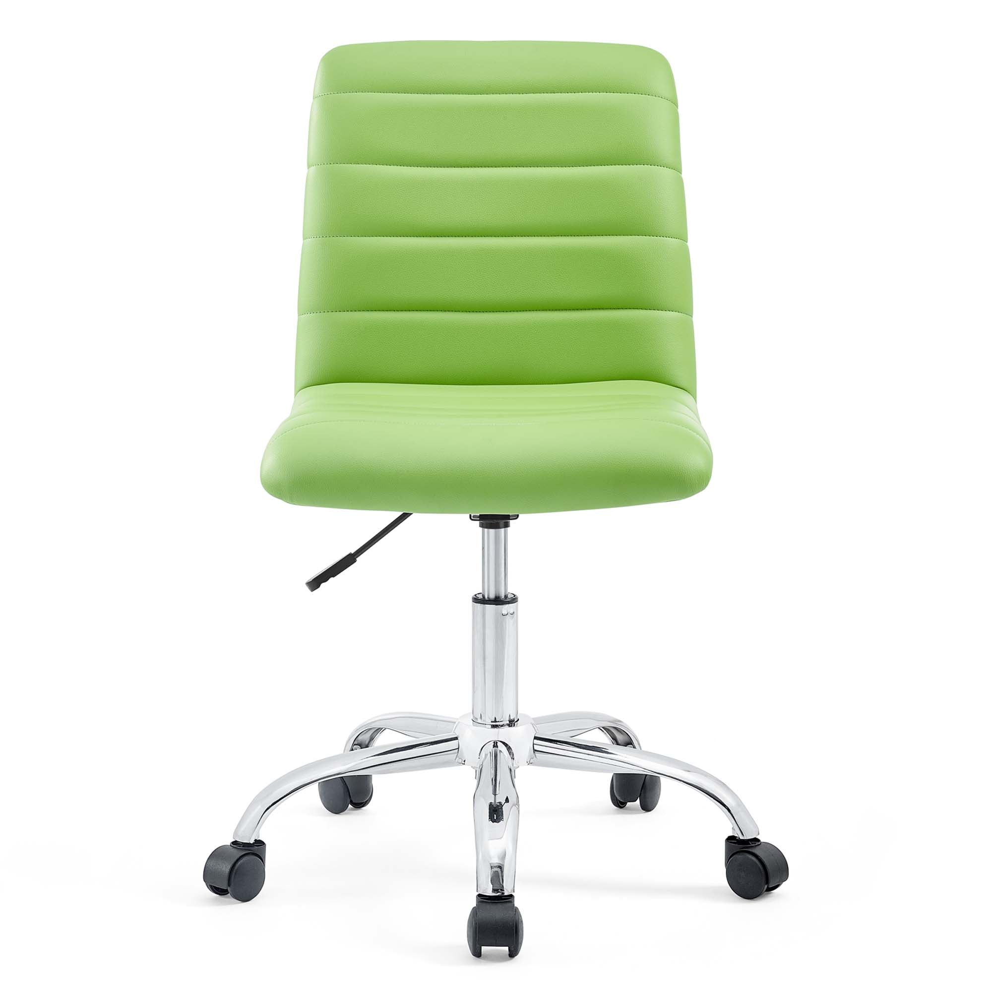 Ripple Armless Mid Back Vinyl Office Chair by Modway