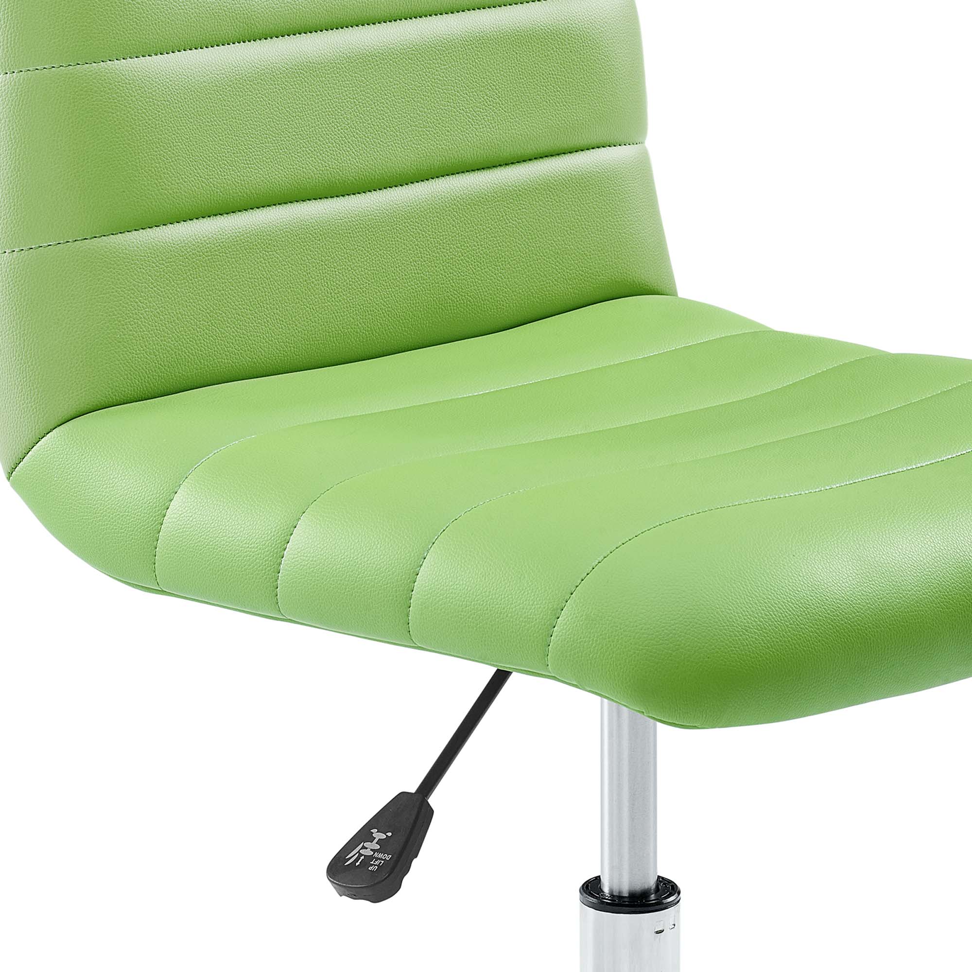 Ripple Armless Mid Back Vinyl Office Chair by Modway