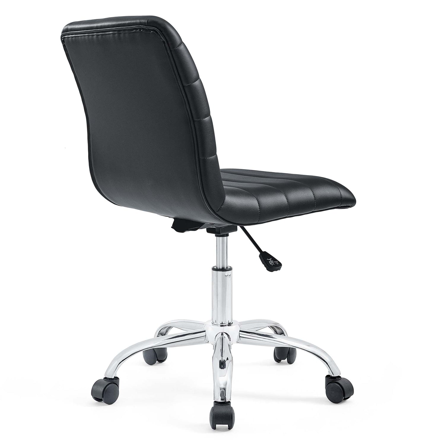 Ripple Armless Mid Back Vinyl Office Chair by Modway