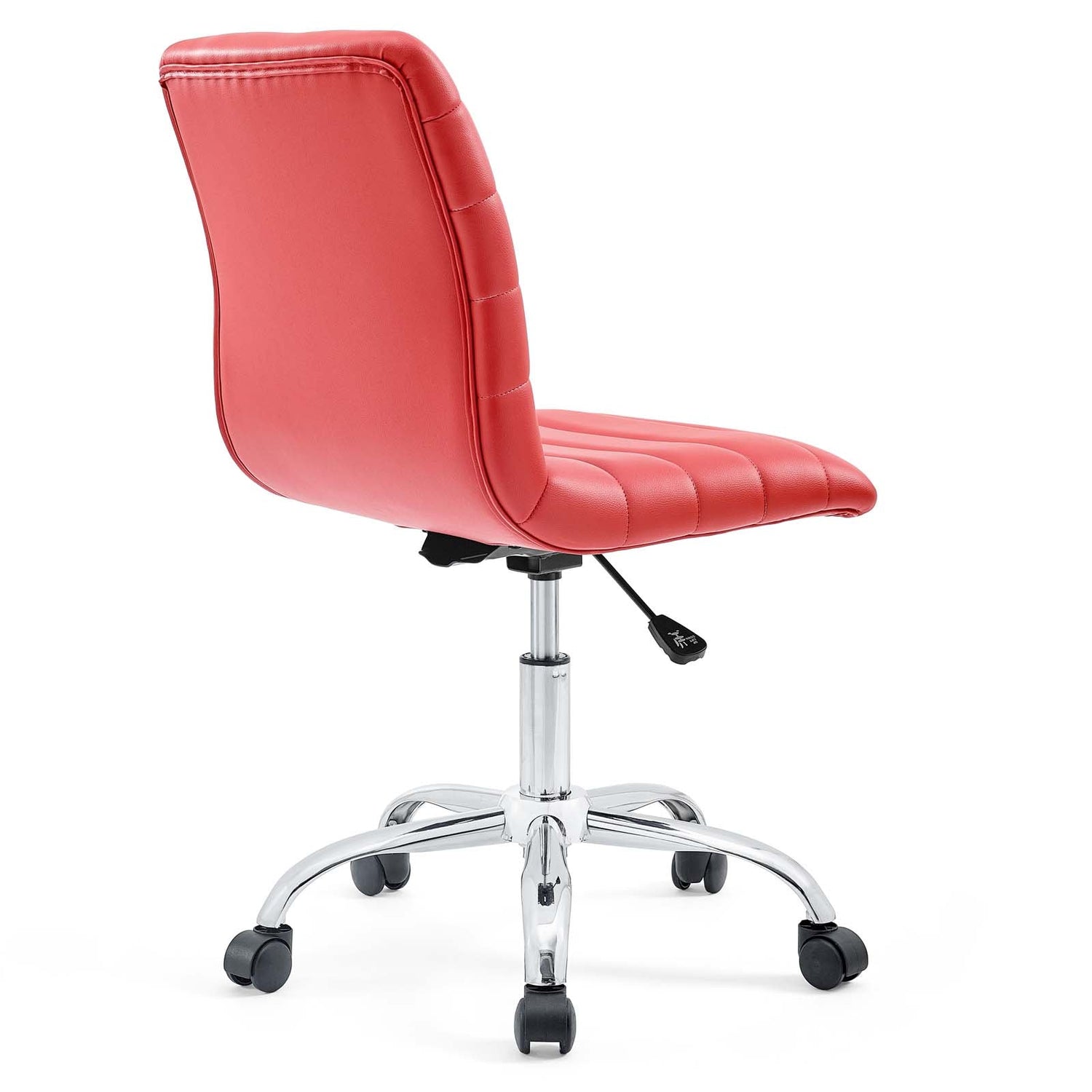 Ripple Armless Mid Back Vinyl Office Chair by Modway