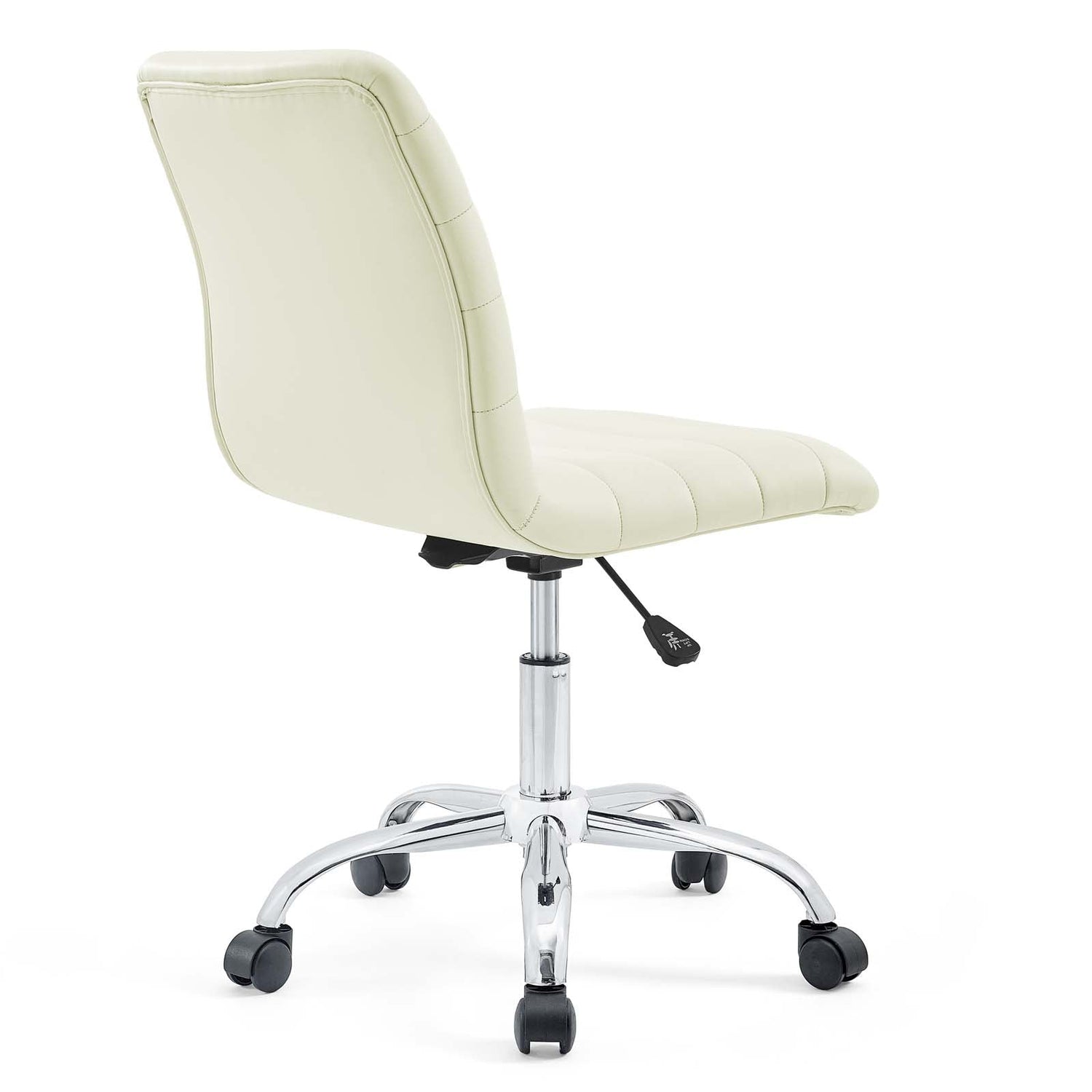 Ripple Armless Mid Back Vinyl Office Chair by Modway