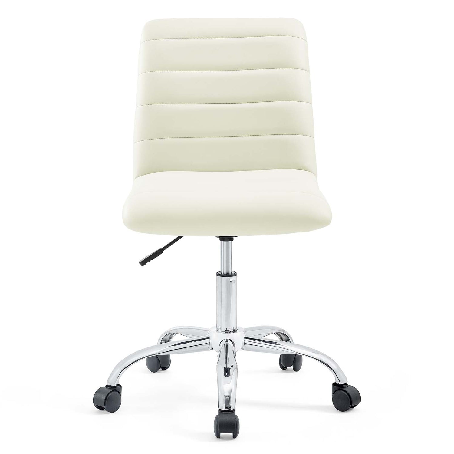 Ripple Armless Mid Back Vinyl Office Chair by Modway