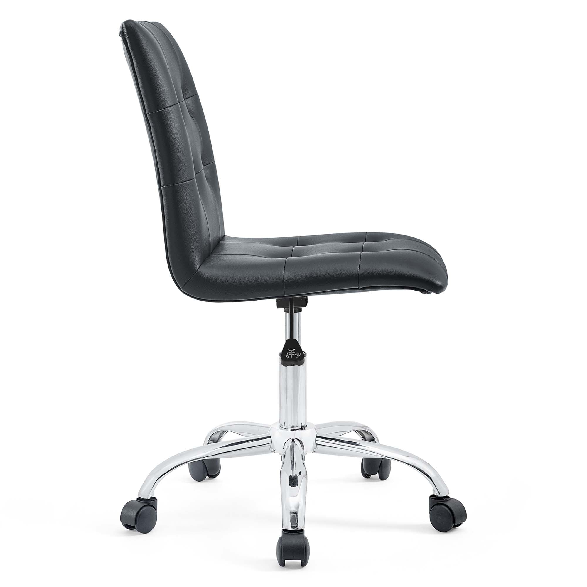 Prim Armless Mid Back Office Chair by Modway