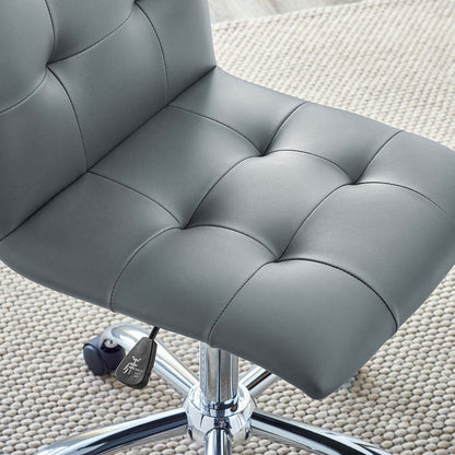 Prim Armless Mid Back Office Chair by Modway