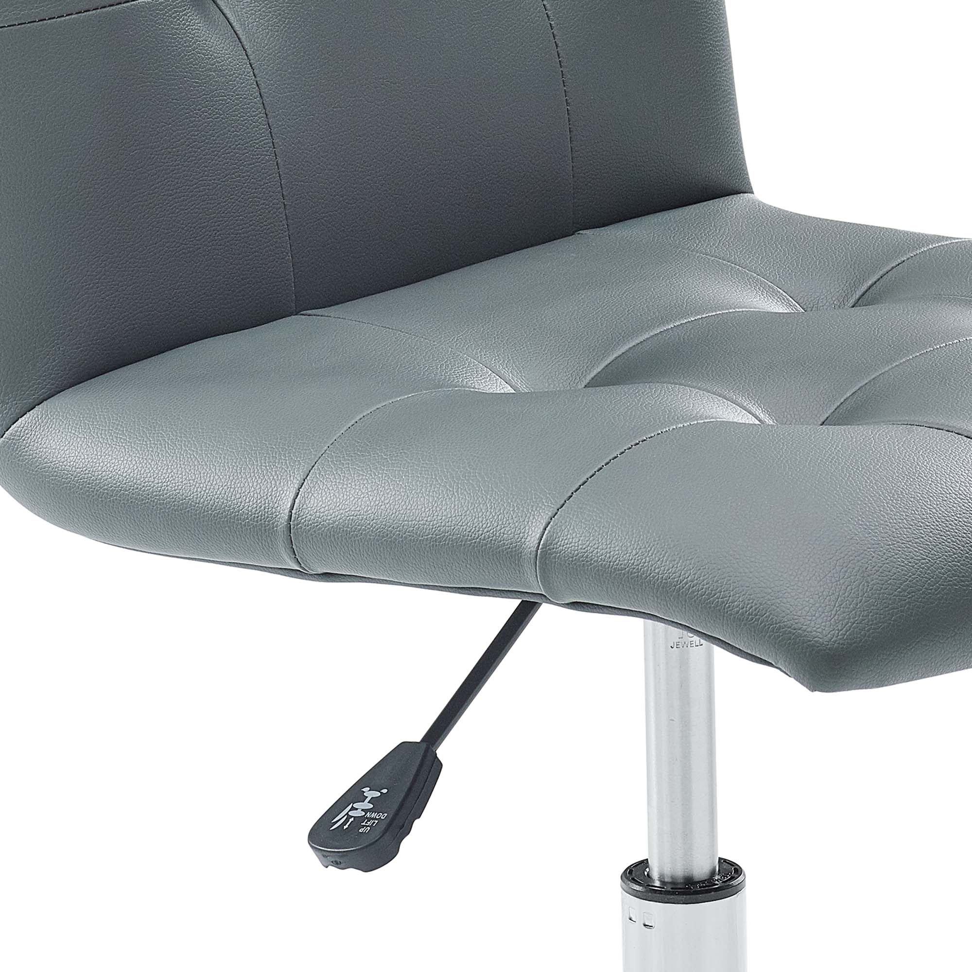 Prim Armless Mid Back Office Chair by Modway