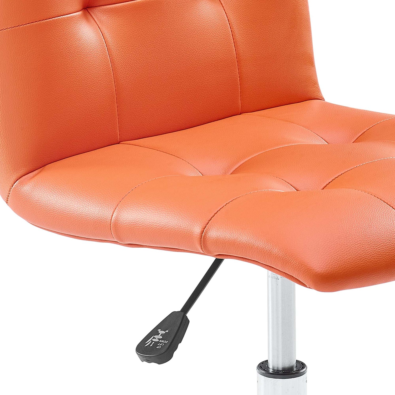 Prim Armless Mid Back Office Chair by Modway