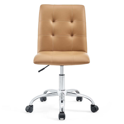 Prim Armless Mid Back Office Chair by Modway