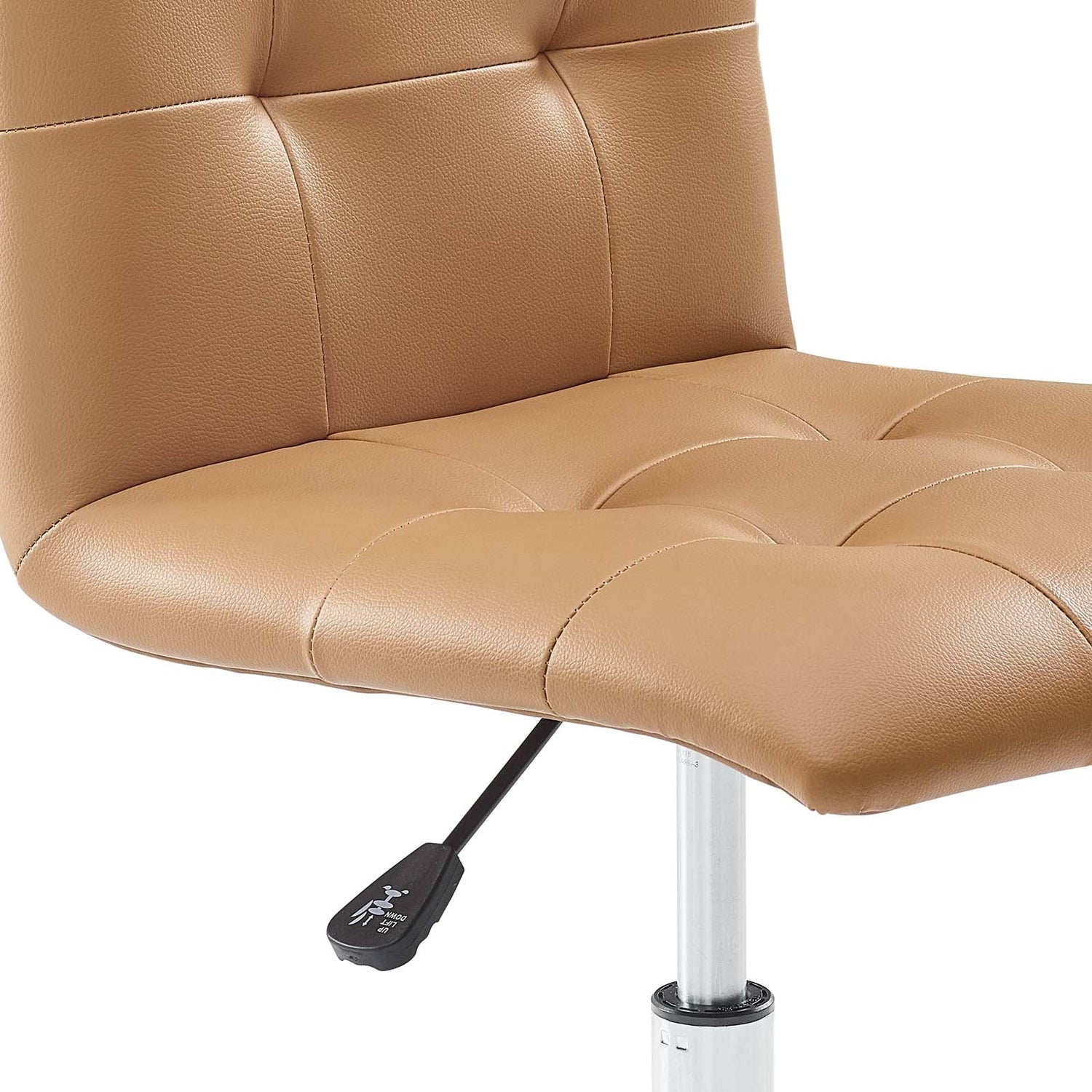 Prim Armless Mid Back Office Chair by Modway