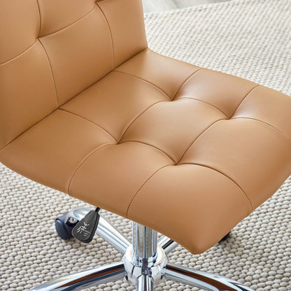 Prim Armless Mid Back Office Chair by Modway