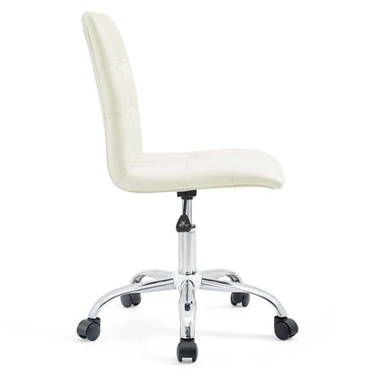 Prim Armless Mid Back Office Chair by Modway