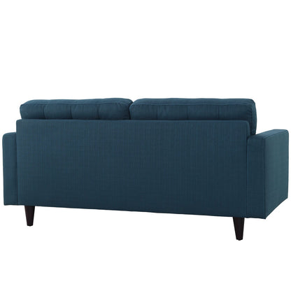 Empress Upholstered Fabric Loveseat By HouseBean