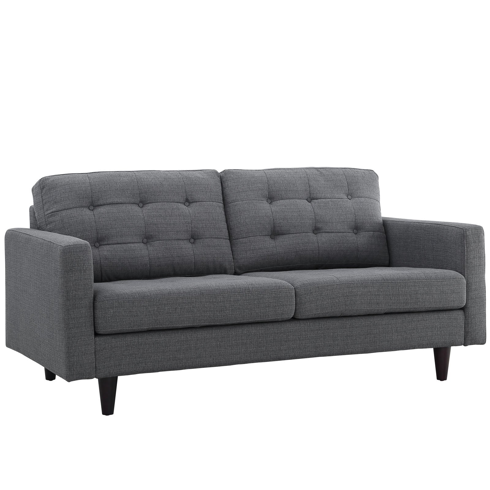 Empress Upholstered Fabric Loveseat By HouseBean