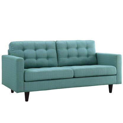 Empress Upholstered Fabric Loveseat By HouseBean