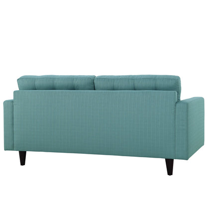 Empress Upholstered Fabric Loveseat By HouseBean