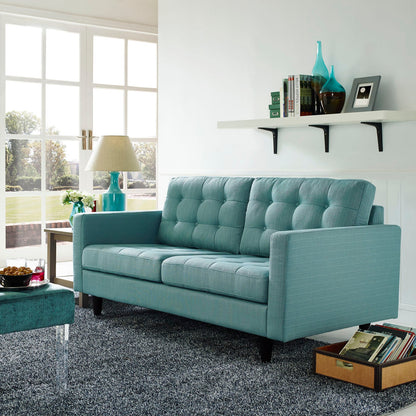 Empress Upholstered Fabric Loveseat By HouseBean