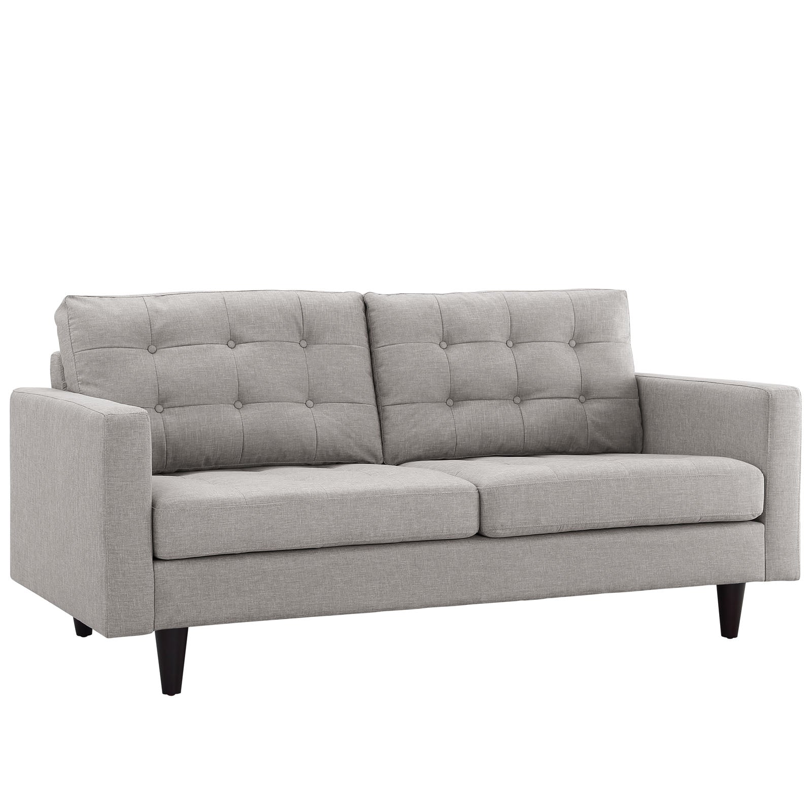 Empress Upholstered Fabric Loveseat By HouseBean